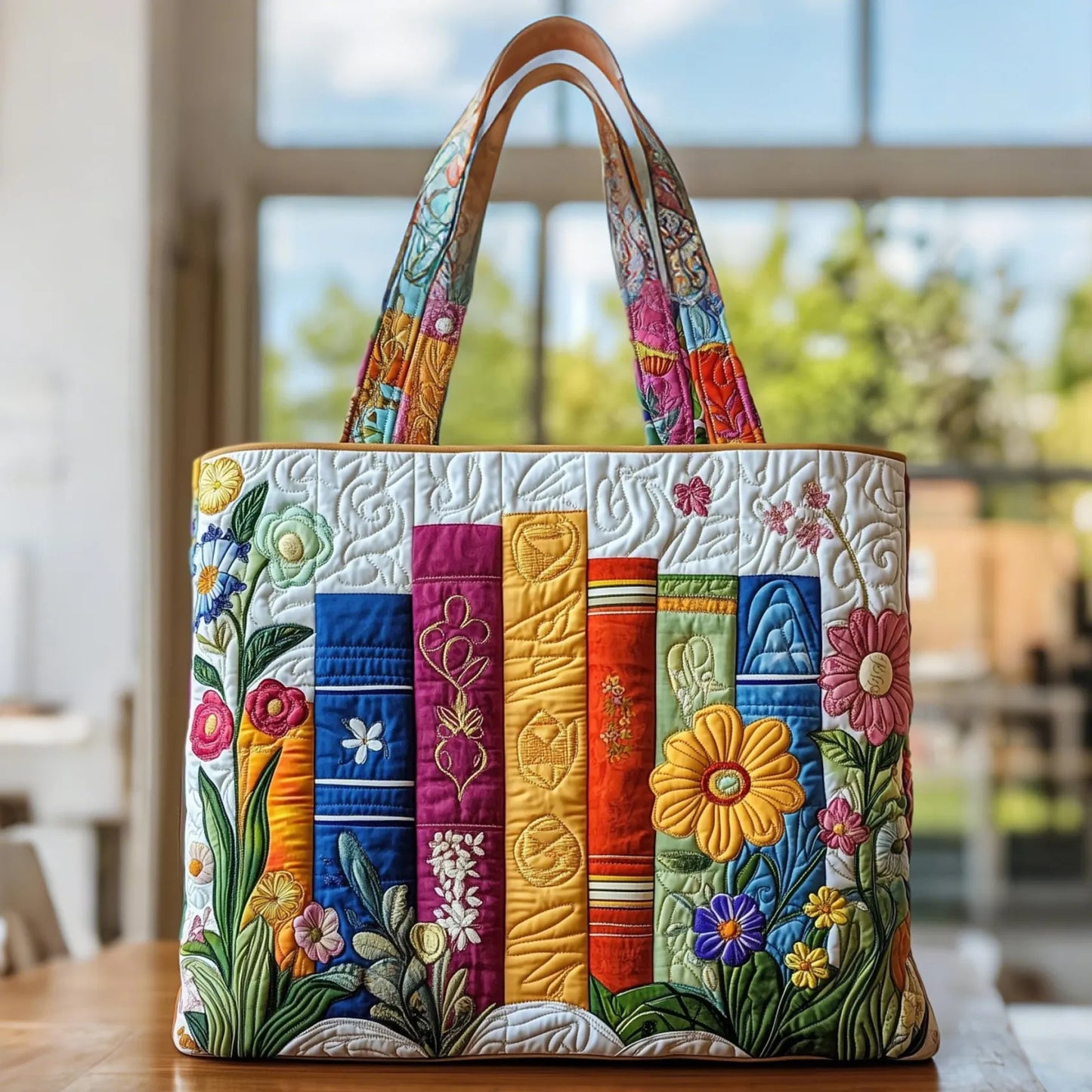 Borsa™ Artigianale Biblioteca Floreale