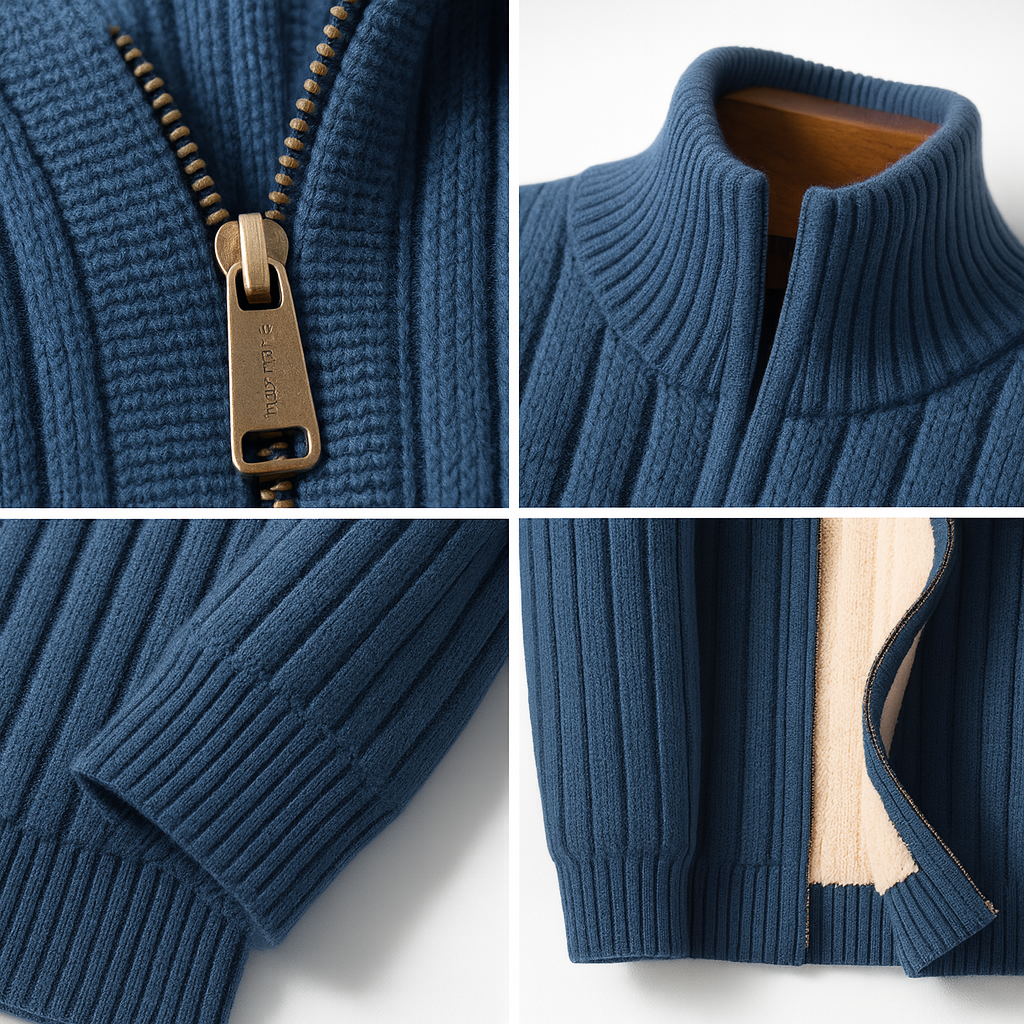 VERON - CLASSIC ELEGANT ZIP-UP VEST