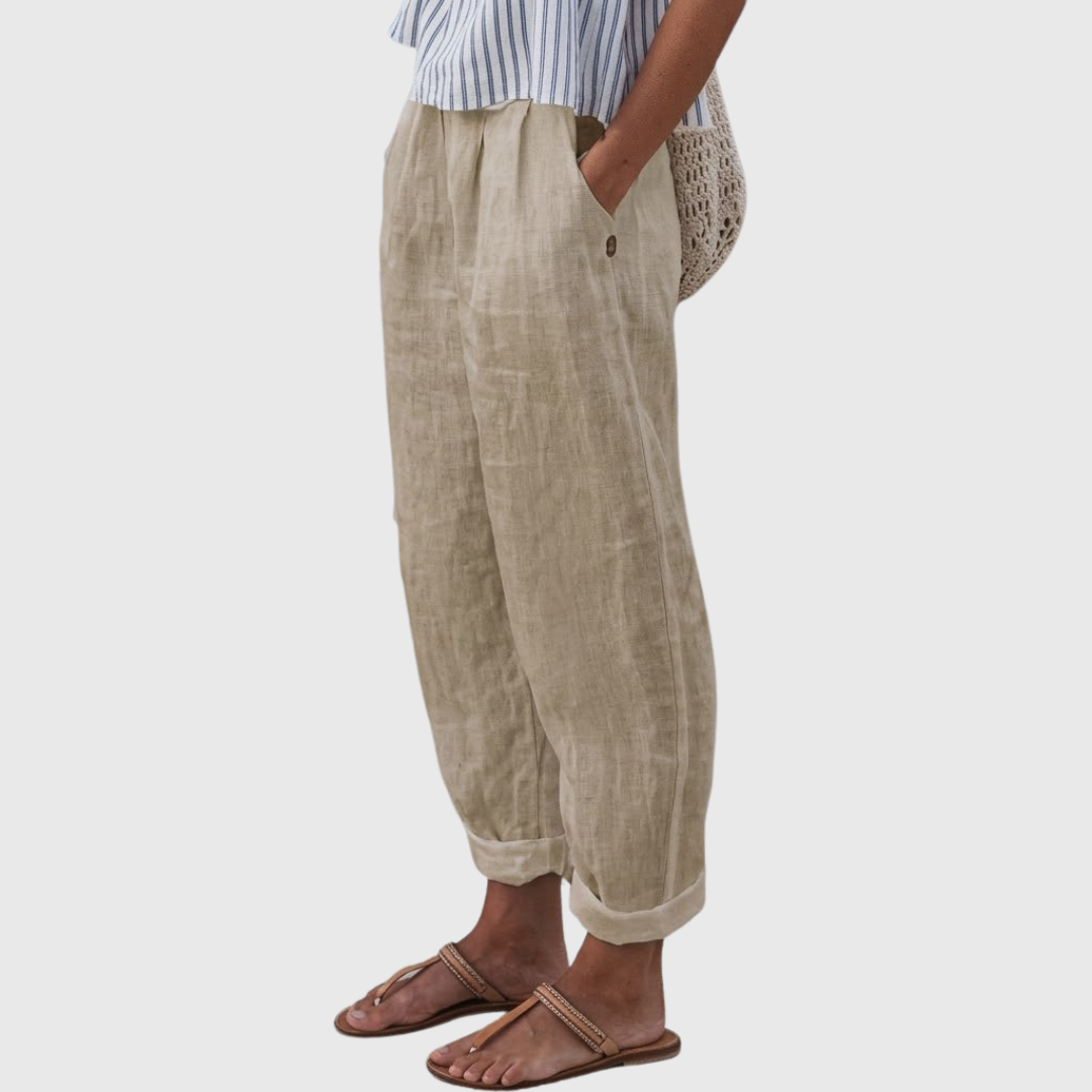 LUDOVICA – Pantaloni Floreali dal Taglio Morbido