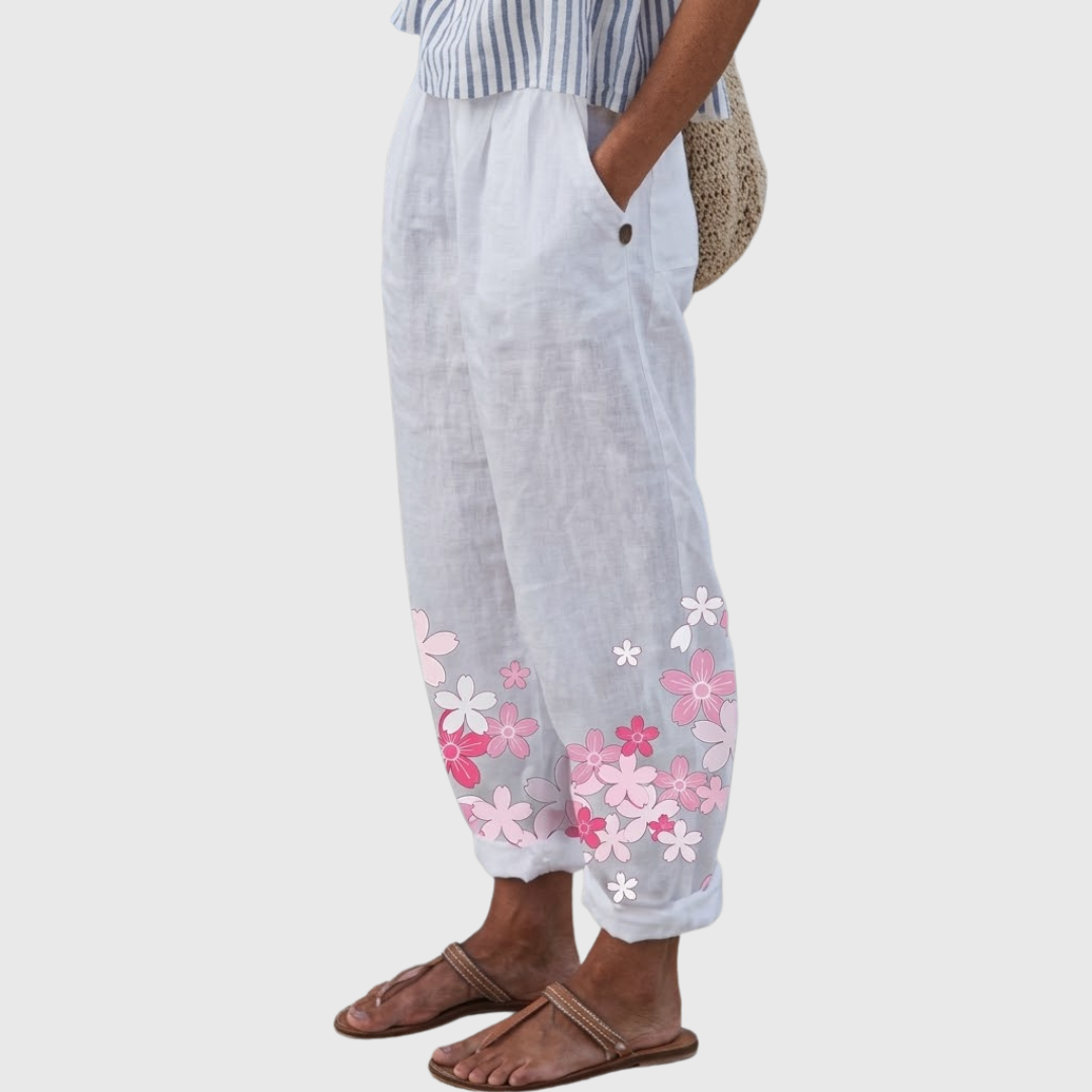 MARGHERITA – Pantaloni dal Design Floreale