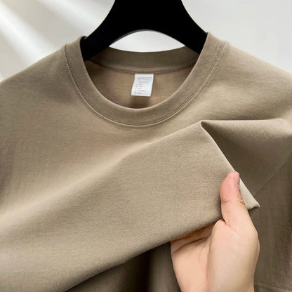 MILES - MEN'S CLASSIC CREWNECK T-SHIRT- SOFT EVERYDAY ESSENTIAL