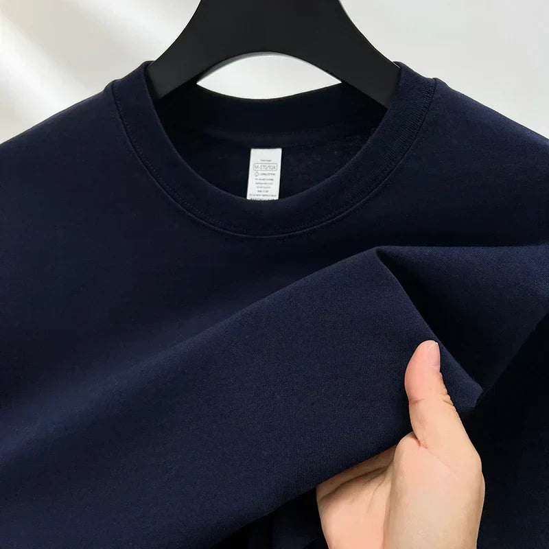 MILES - MEN'S CLASSIC CREWNECK T-SHIRT- SOFT EVERYDAY ESSENTIAL