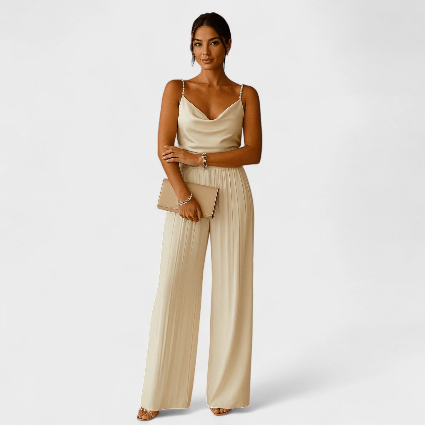 LUDOVICA – Tuta Elegante con Spalline Raffinate
