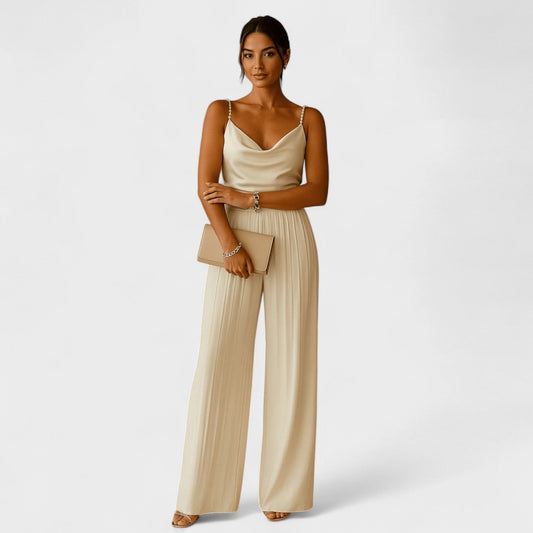 LUDOVICA – Tuta Elegante con Spalline Raffinate