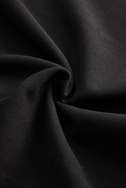 Camille™ | Black Belted Sheath Dress