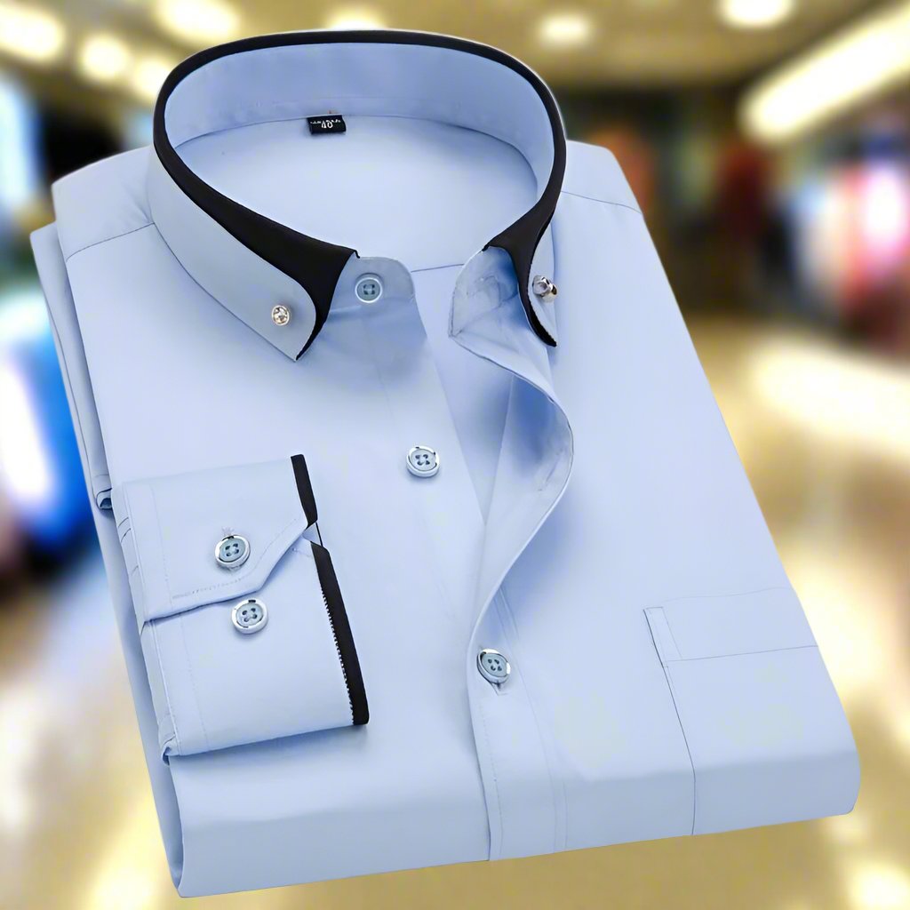 Adalbert™ | Classic Cotton Shirt with Long Sleeves