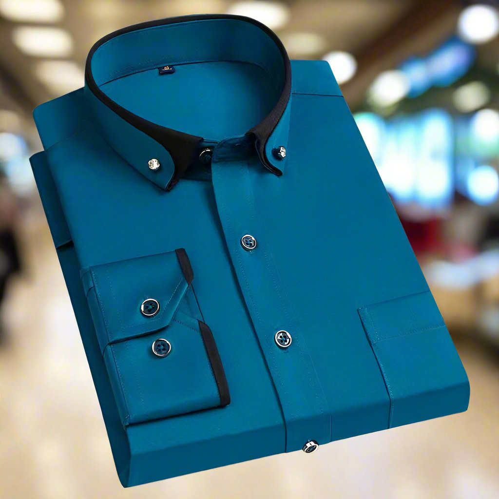 Adalbert™ | Classic Cotton Shirt with Long Sleeves