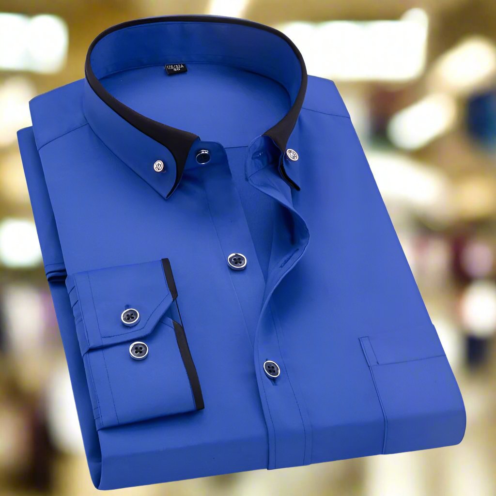 Adalbert™ | Classic Cotton Shirt with Long Sleeves