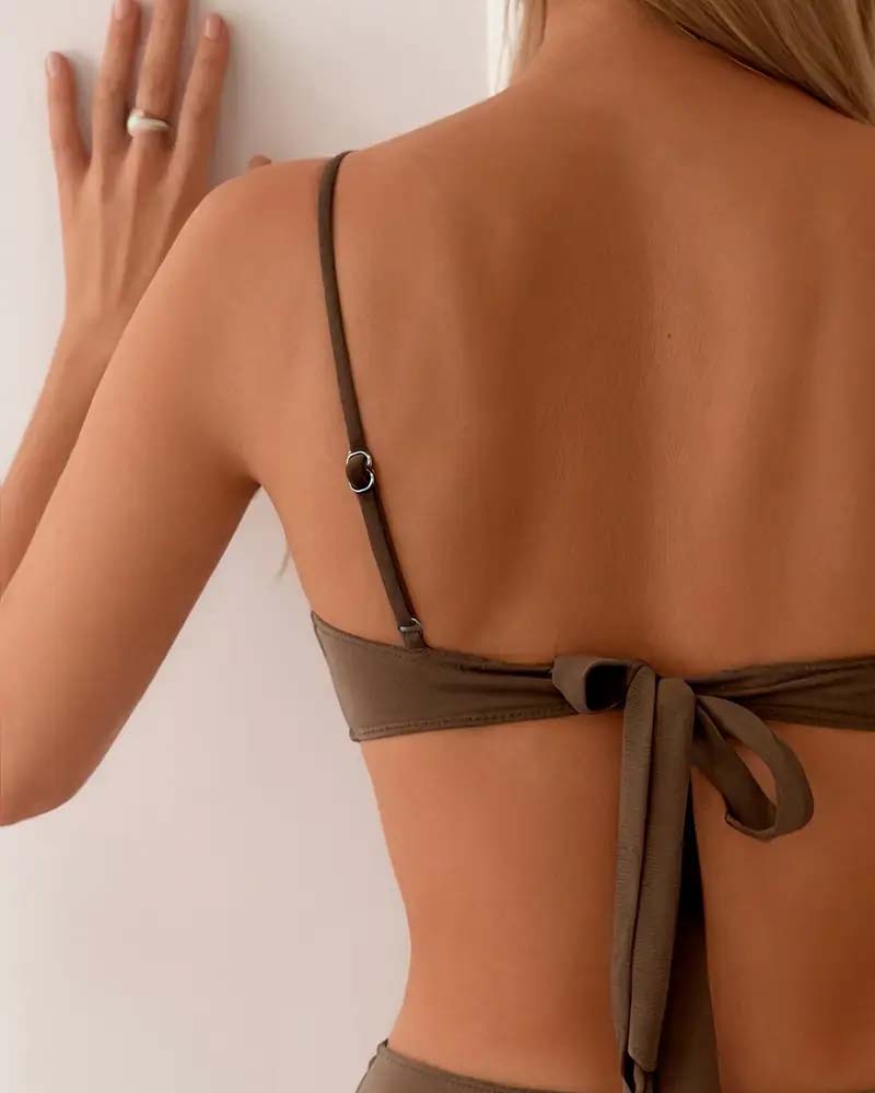 SELENIA – Bikini Elegante a Vita Alta