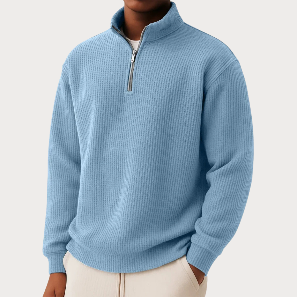 DANIEL -  ZIP SWEATER