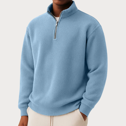 DANIEL -  ZIP SWEATER