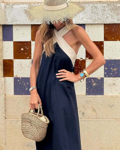 Keira - Breathable Comfortable Crossed Maxi Dress