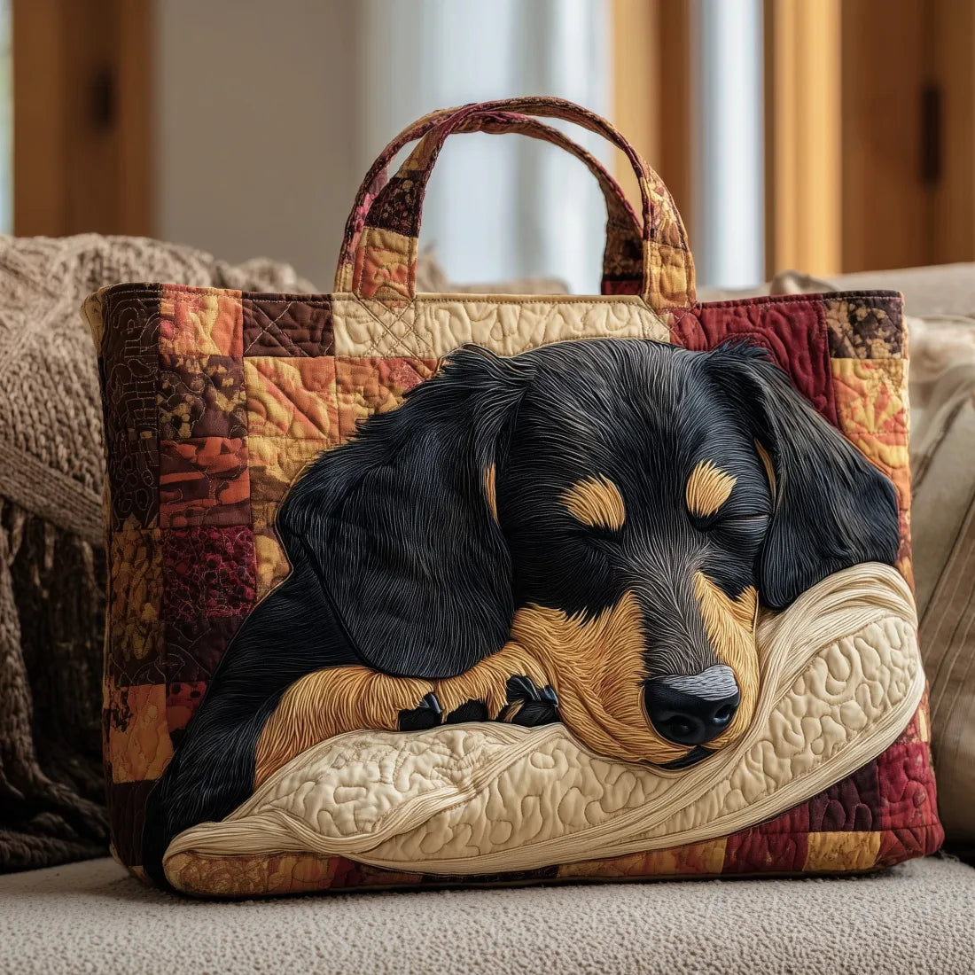 Borsa™ Artigianale con Bassotto