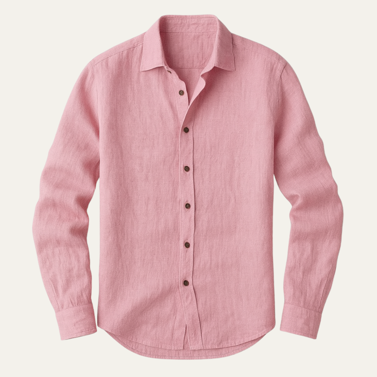 NOLAN - LONG SLEEVE LINEN SHIRT FOR MEN