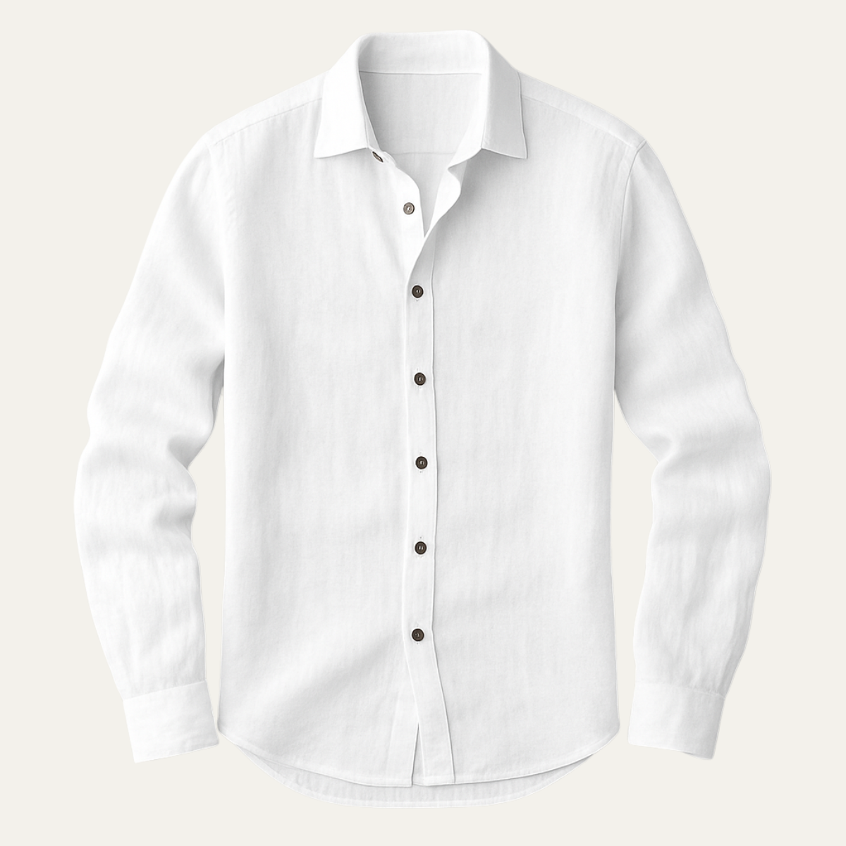 NOLAN - LONG SLEEVE LINEN SHIRT FOR MEN