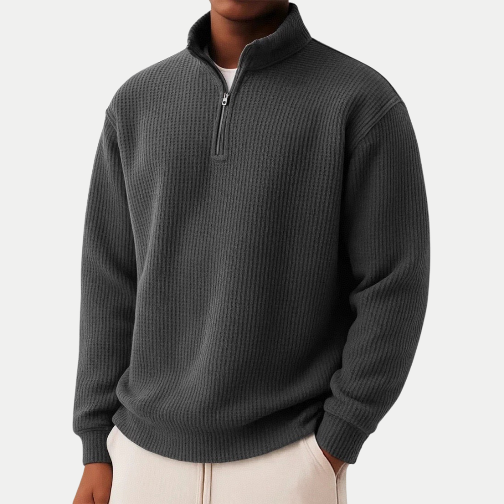 DANIEL -  ZIP SWEATER