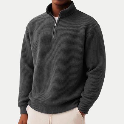 DANIEL -  ZIP SWEATER