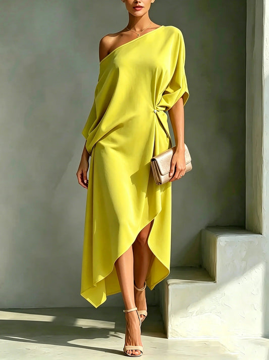 VALENTINA – Abito Monospalla Elegante