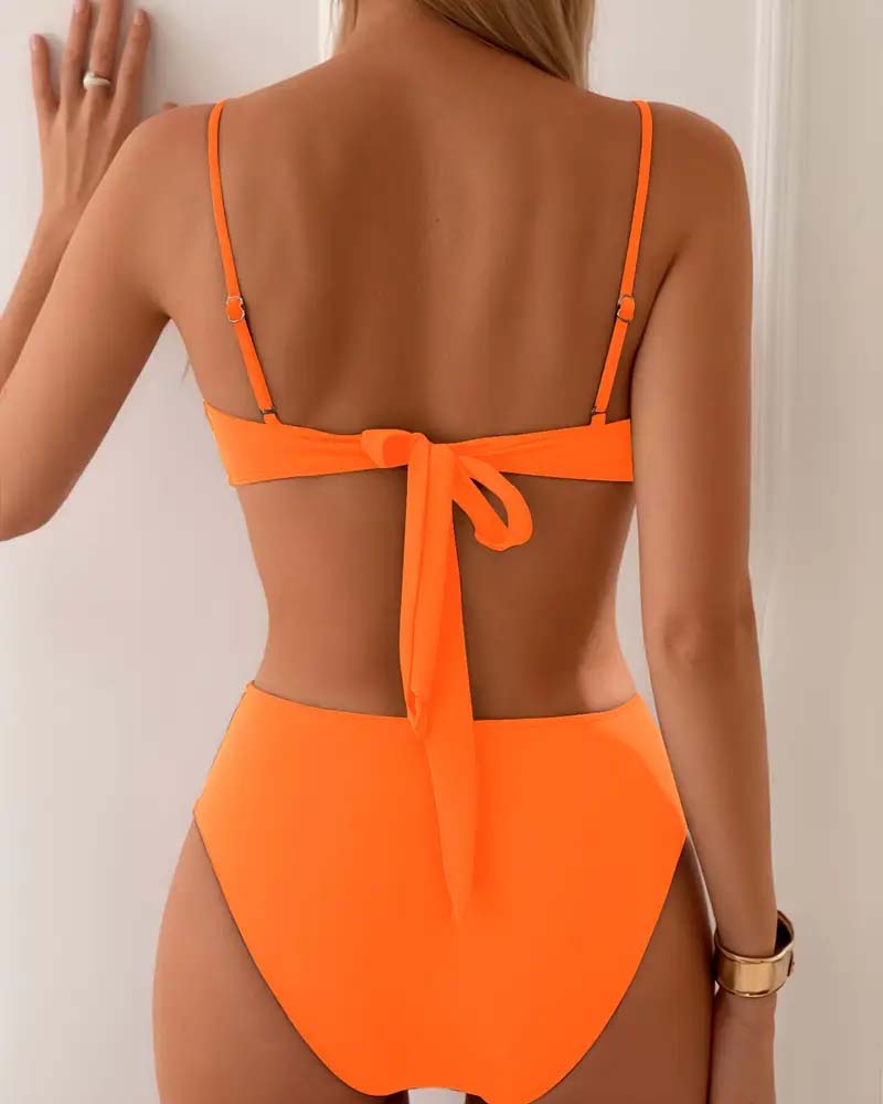 SELENIA – Bikini Elegante a Vita Alta