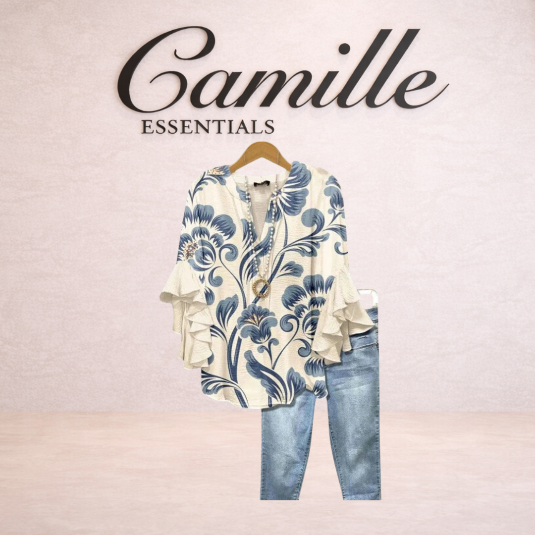 Isabella™ | Ruffle Sleeve Blouse