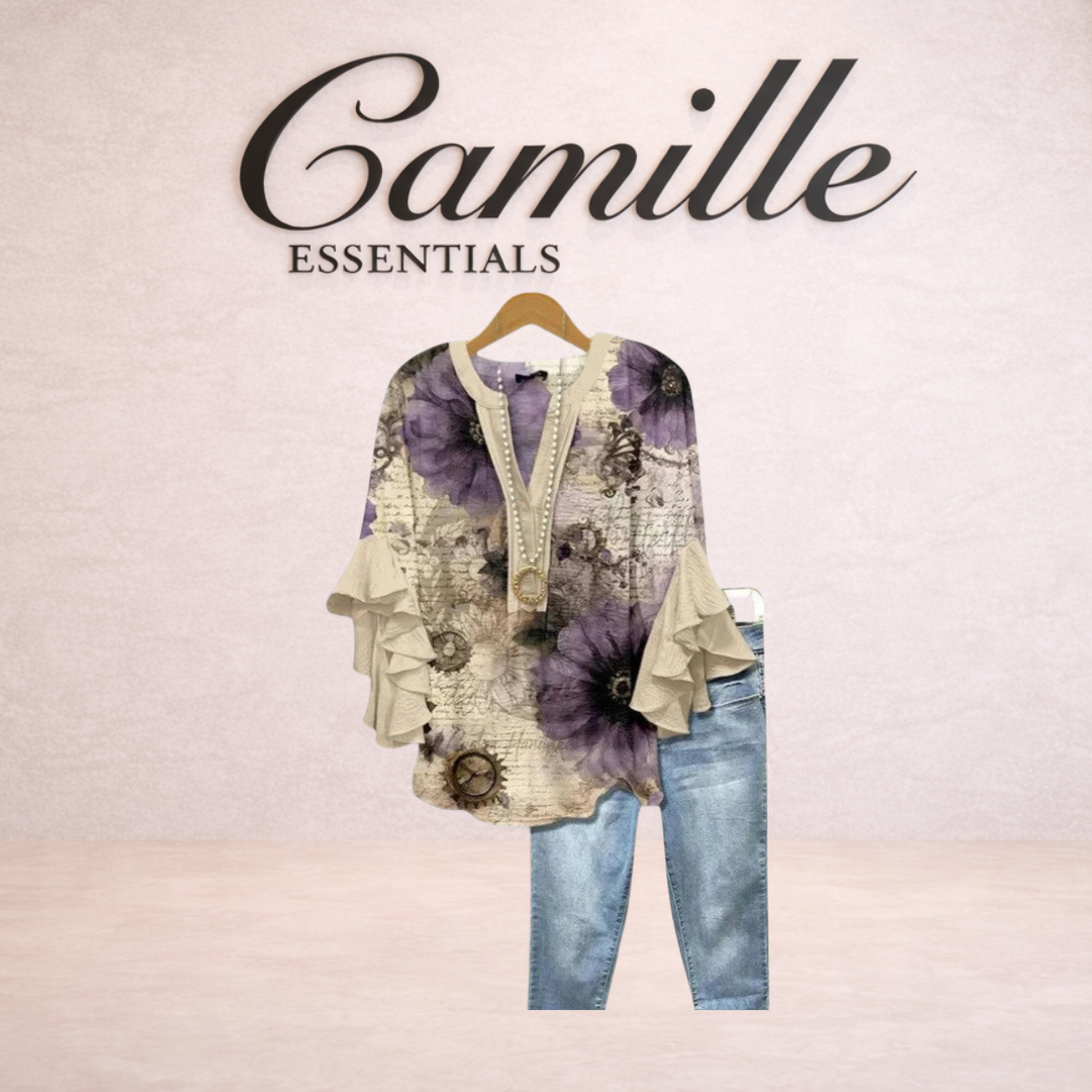 Isabella™ | Ruffle Sleeve Blouse