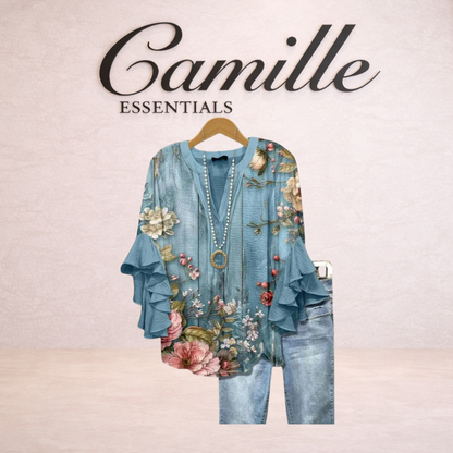 Isabella™ | Ruffle Sleeve Blouse