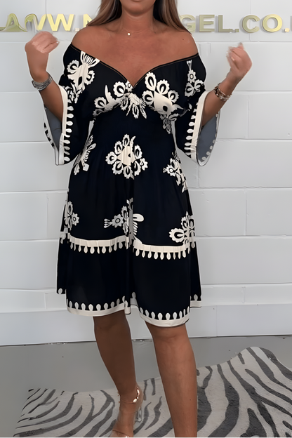 Mila - Flattering Knee Length Dress