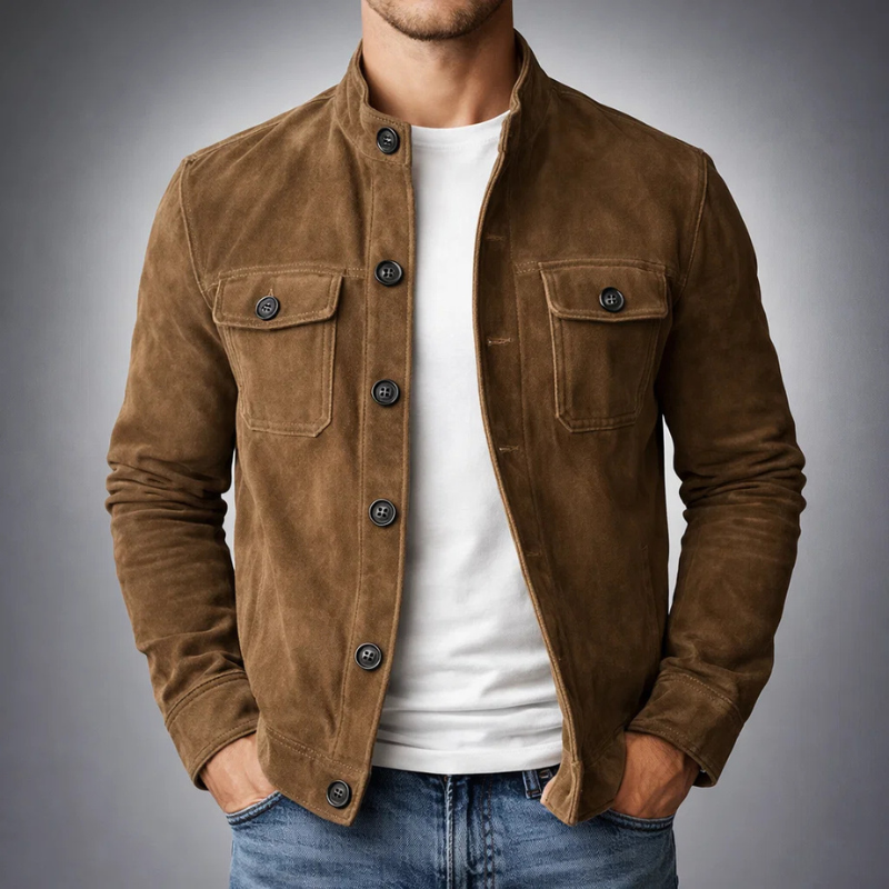 Patrick™ - Suede-Look Overshirt Jacket