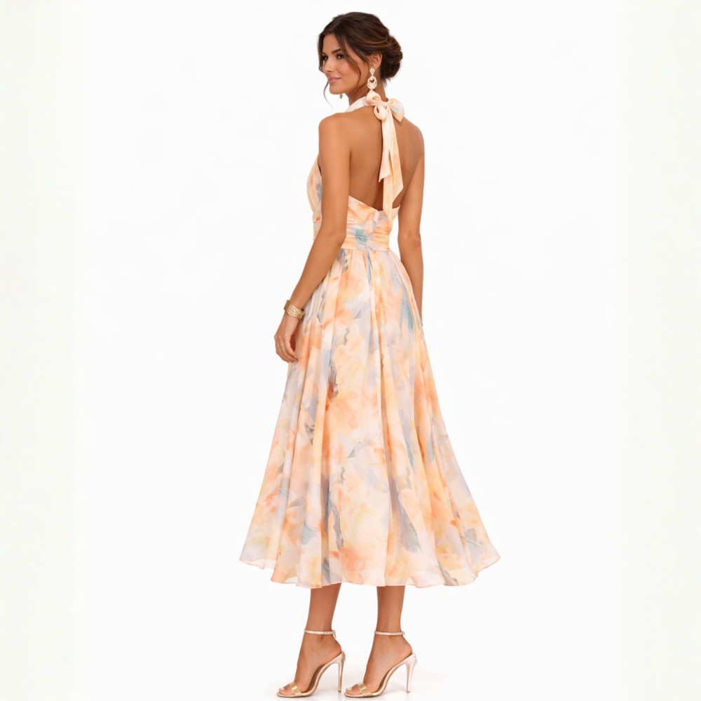 LIA - Abito Halter Acquerello