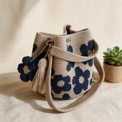 FIORALBA – Borsa Tote Floreale Artigianale