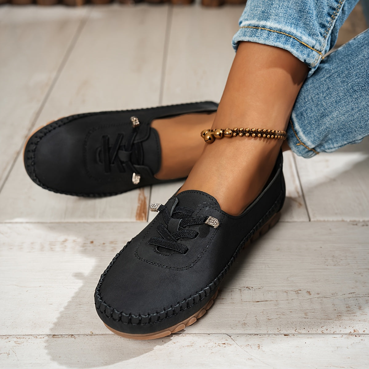 Roselyn | Orthopedic Comfort Lace-Up Moccasin