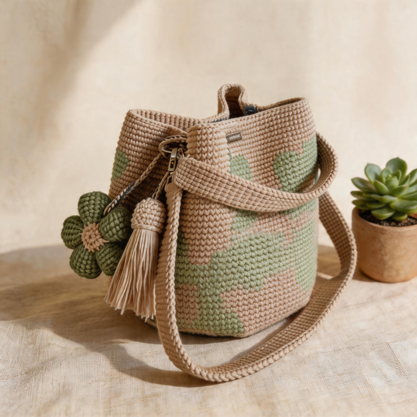 FIORALBA – Borsa Tote Floreale Artigianale