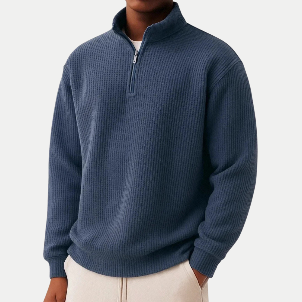 DANIEL -  ZIP SWEATER