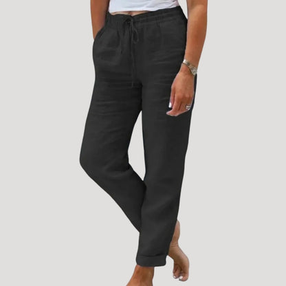 CE Aria | Casual Cotton Drawstring Lightweight Summer Trousers