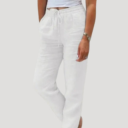 CE Aria | Casual Cotton Drawstring Lightweight Summer Trousers