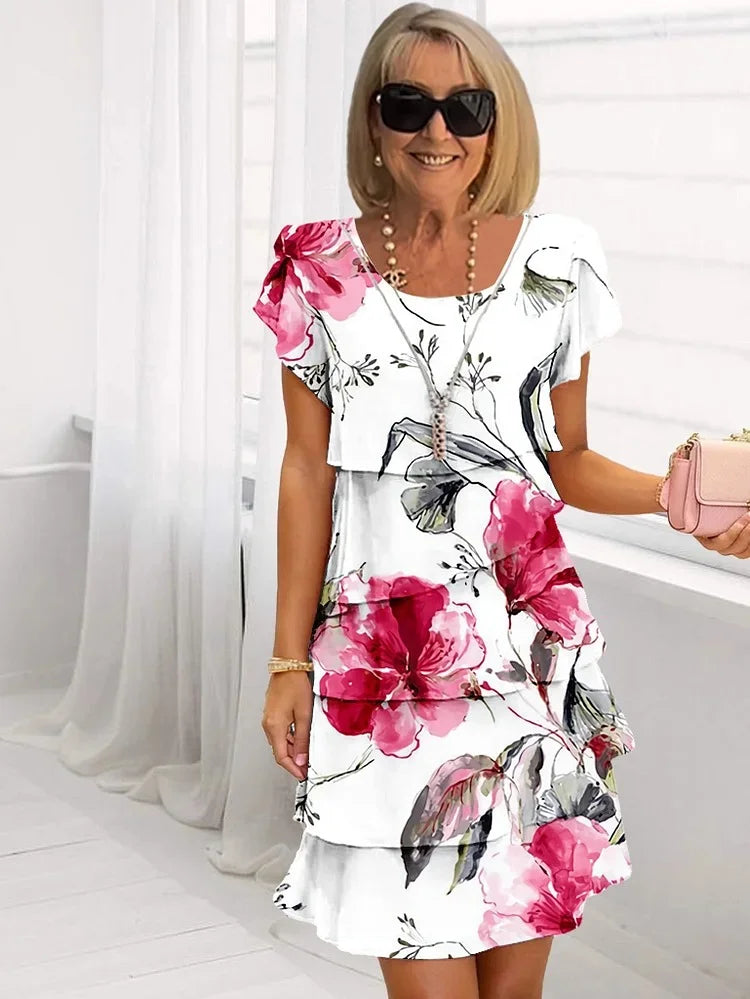 FLORA | Elegant Spring Midi Dress