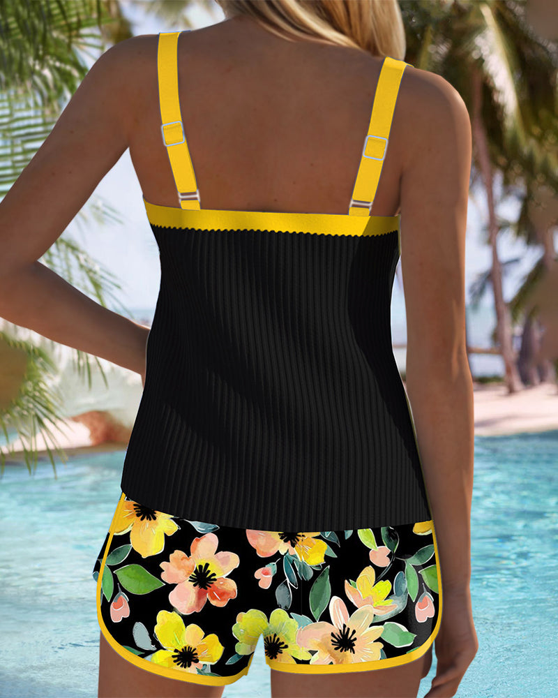 LUNARIA – Tankini Elegante con Pantaloni