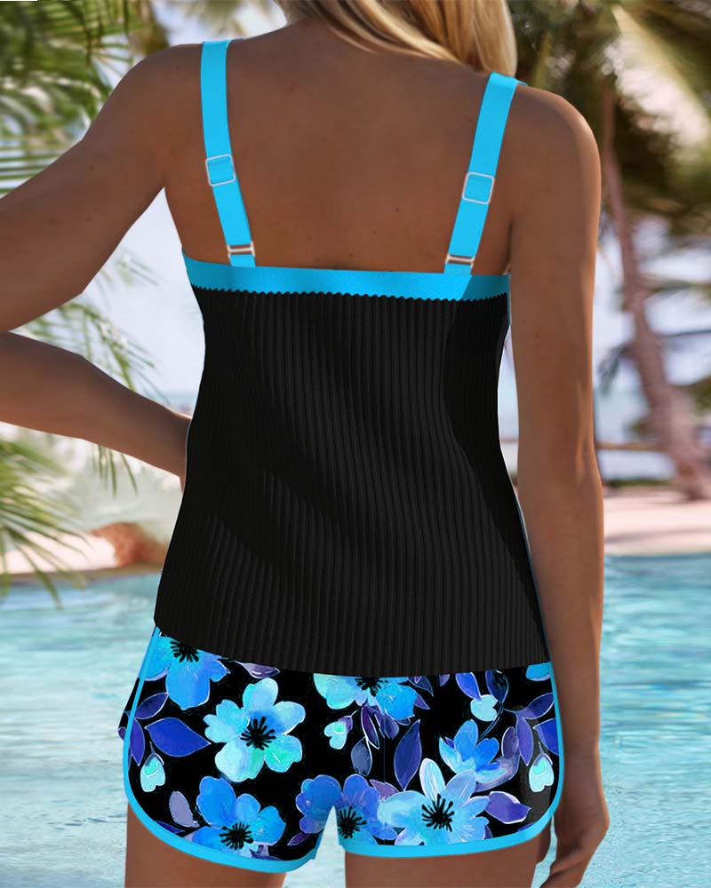 LUNARIA – Tankini Elegante con Pantaloni