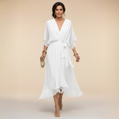 CE - Bella - Flowing V-Neck Silhouette Dress