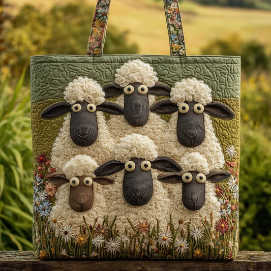Borsa™ Artigianale con Cinque Pecore