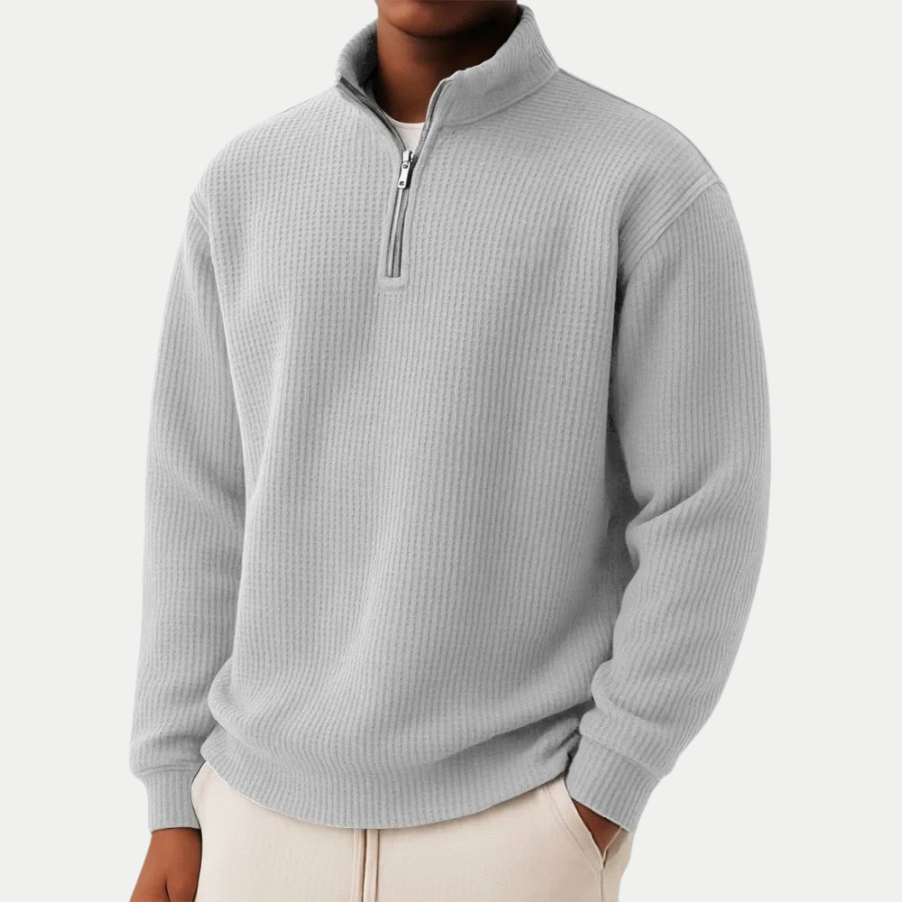 DANIEL -  ZIP SWEATER