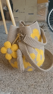 FIORALBA – Borsa Tote Floreale Artigianale
