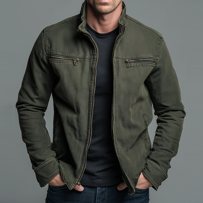 DENVERA - VINTAGE COTTON ZIP JACKET