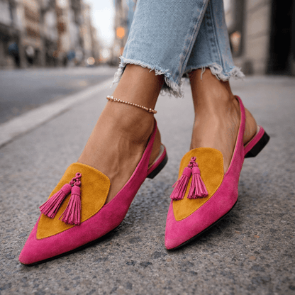 VALENTINA – Slingback in Camoscio