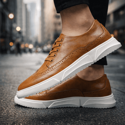 HARRINGTON - LEATHER TRAINERS