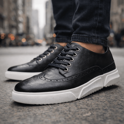 HARRINGTON - LEATHER TRAINERS