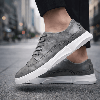 HARRINGTON - LEATHER TRAINERS