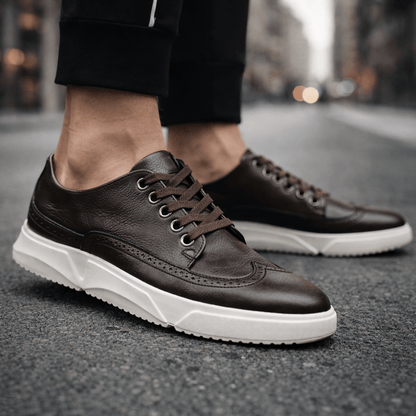 HARRINGTON - LEATHER TRAINERS