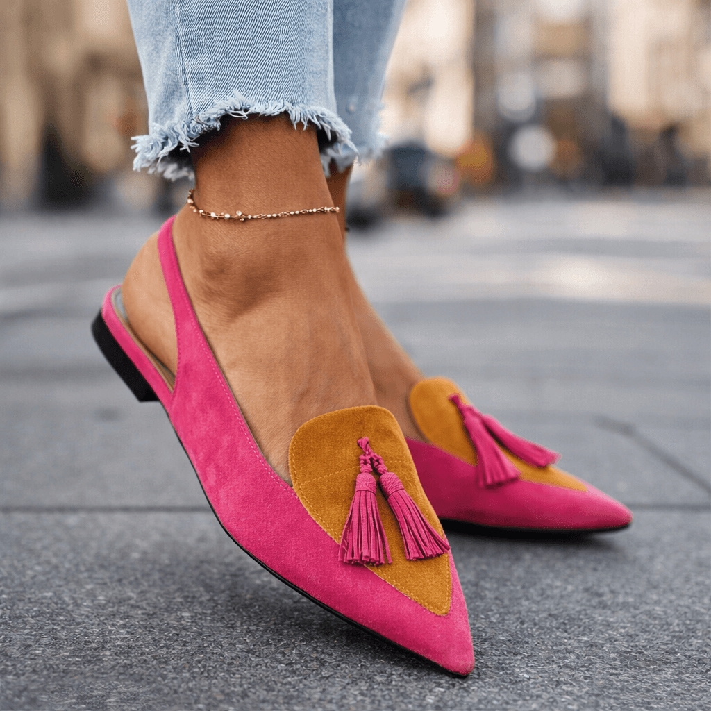 VALENTINA – Slingback in Camoscio