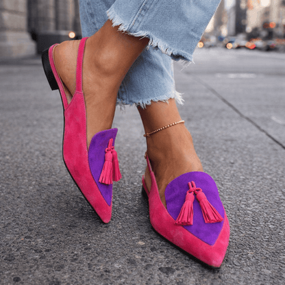 VALENTINA – Slingback in Camoscio